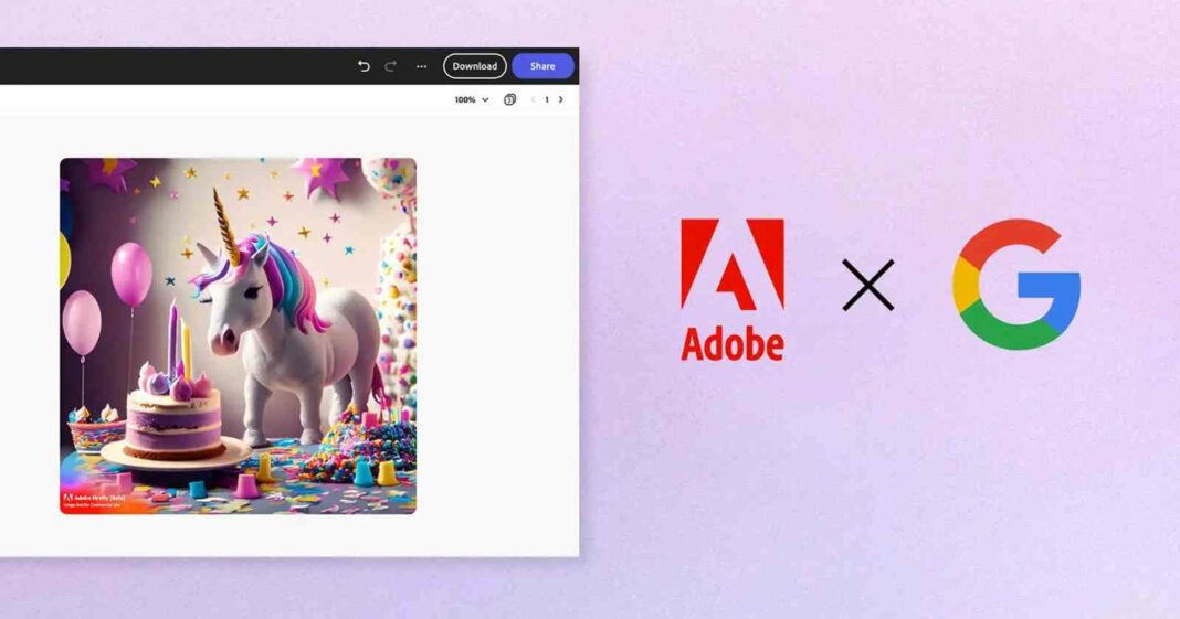 Adobe Firefly di Google Bard