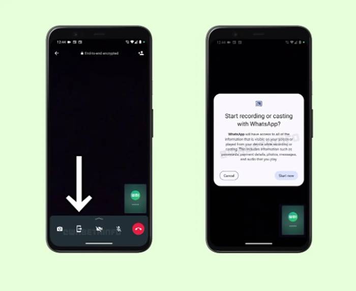 Fitur Screen Sharing WhatsApp Video Call
