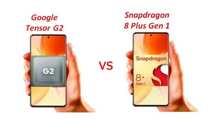 Google Tensor G2 Snapdragon 8+ Gen 1