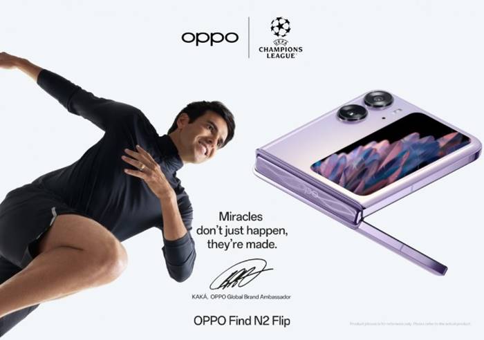 Kaka Brand Ambassador Oppo Find N2 Flip