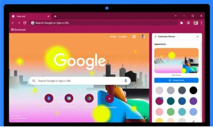 Google Chrome Warna Tema Desktop