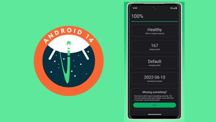 Battery Health Android 14