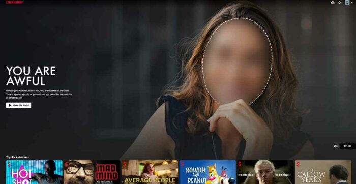 Website Serial Netflix Black Mirror