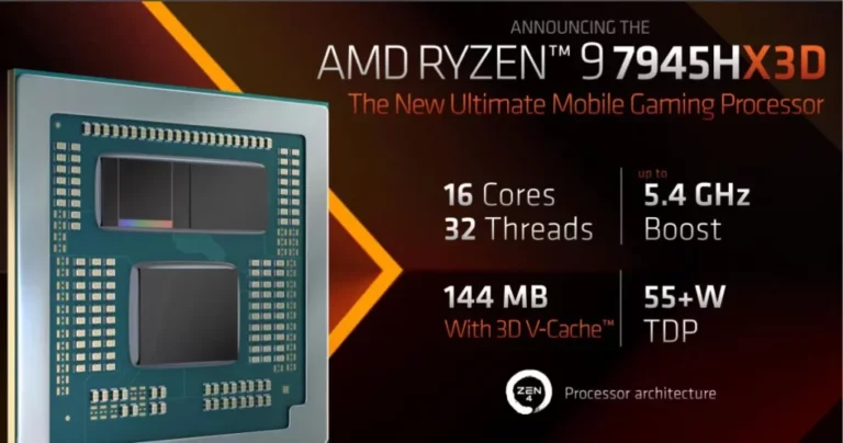AMD Ryzen 9 7945HX3D
