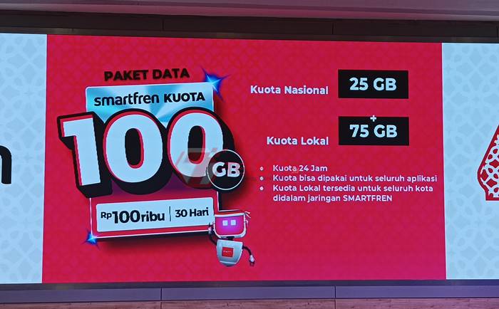 Paket Data Smartfren 100 GB