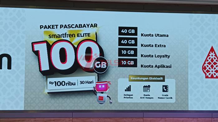 Paket Smartfren Elite 100 GB