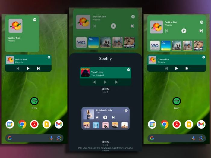 Update Widget Spotify 