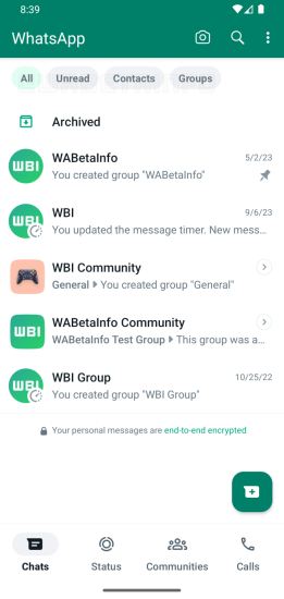 WhatsApp Filter Obrolan Grup 