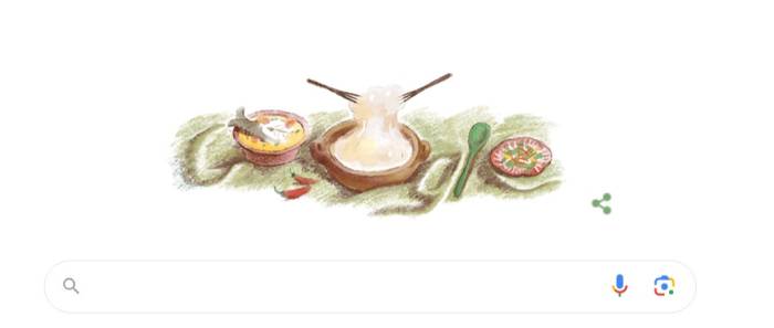 Google Doodle Bubur Sagu Papeda 
