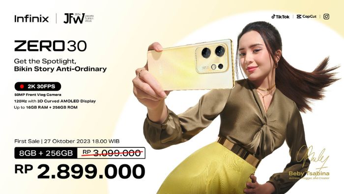 Infinix Zero 30 4G Spesifikasi 