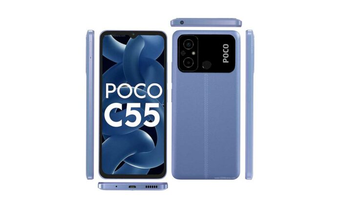 Xiaomi Poco C55 harga spesifikasi fitur prosesor kamera cpu benchmark memori ram