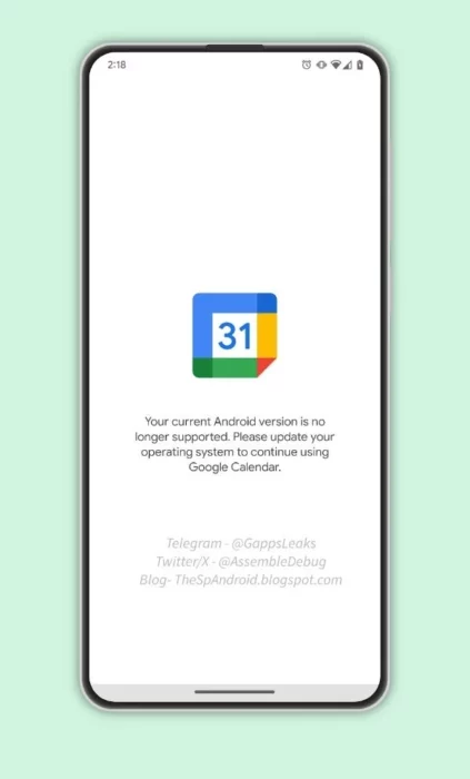 Google Calendar Android 7.1 Masalah Keamanan