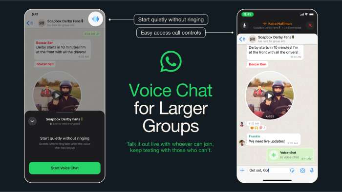 WhatsApp Voice Chat Grup