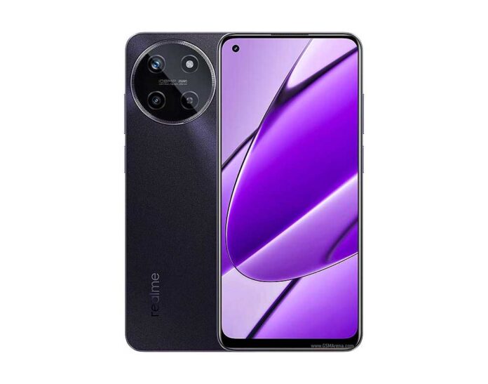 Tampilan depan Realme 11 4G dengan layar Super AMOLED dan kamera 108 MP