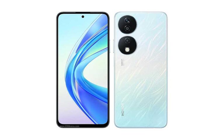 Tampilan depan Honor X7b dengan layar IPS LCD dan kamera 108 MP