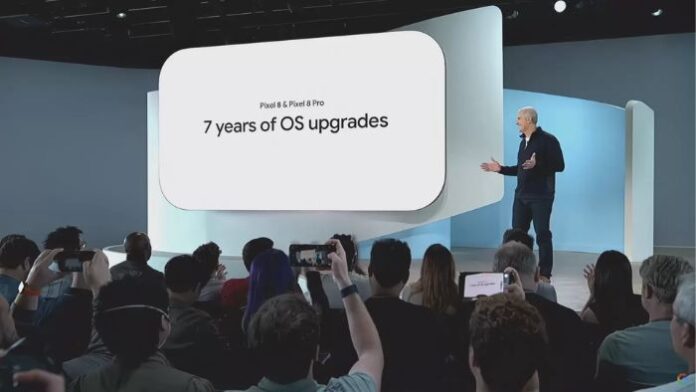 Update OS 7 Tahun Google Pixel