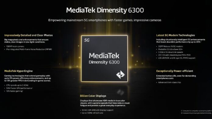 Fitur MediaTek Dimensity 6300