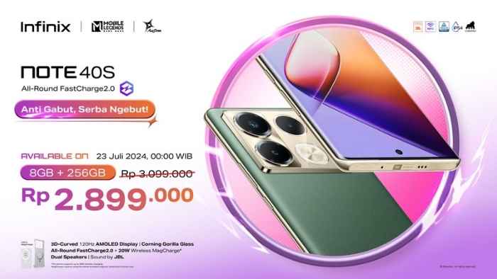 Spesifikasi Infinix Note 40S