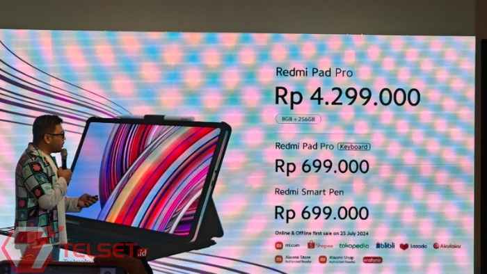 Spesifikasi Redmi Pad Pro