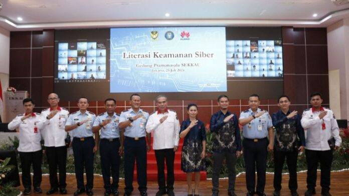 BSSN Huawei Pelatihan Siber TNI AU