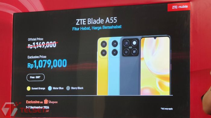 Spesifikasi ZTE Blade A55