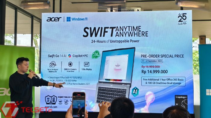 Spesifikasi Acer Swift Go 14 AI 