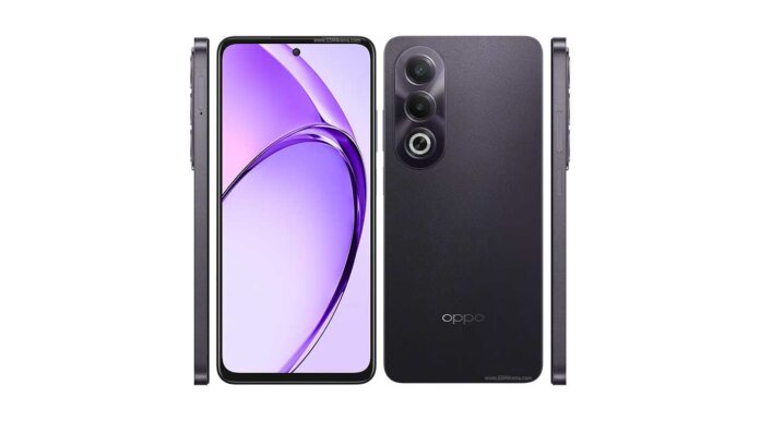 Tampilan depan Oppo A3x (China) dengan layar IPS LCD dan kamera 32 MP