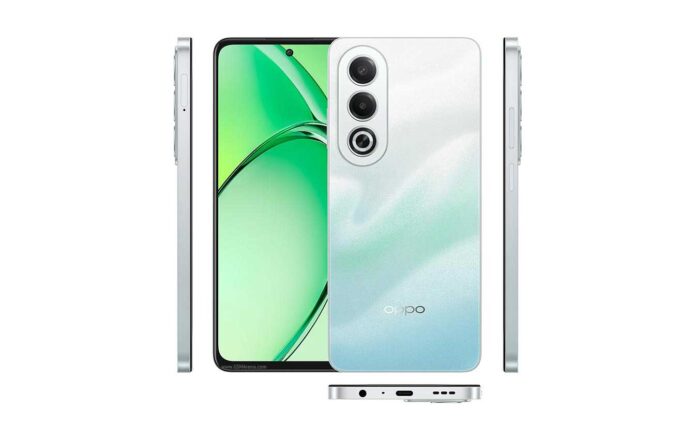 Tampilan depan Oppo K12x dengan layar IPS LCD dan kamera 32 MP