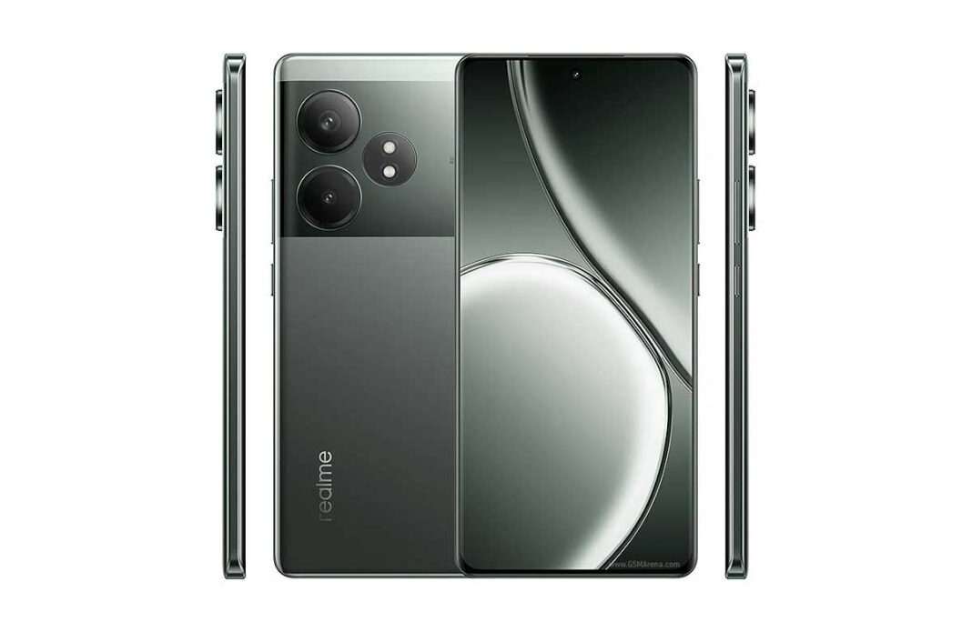 Tampilan depan Realme GT Neo6 SE dengan layar LTPO AMOLED dan kamera 50 MP