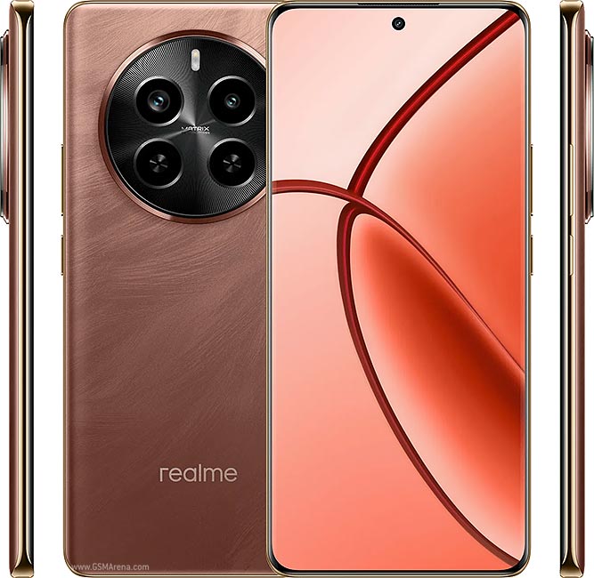 Tampilan depan Realme P1 Pro dengan layar AMOLED dan kamera 50 MP