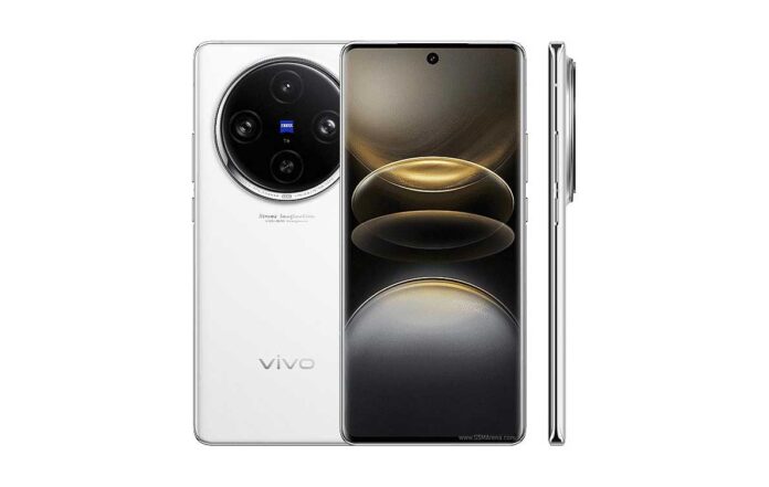 Tampilan depan vivo X100s Pro dengan layar LTPO AMOLED dan kamera 50 MP