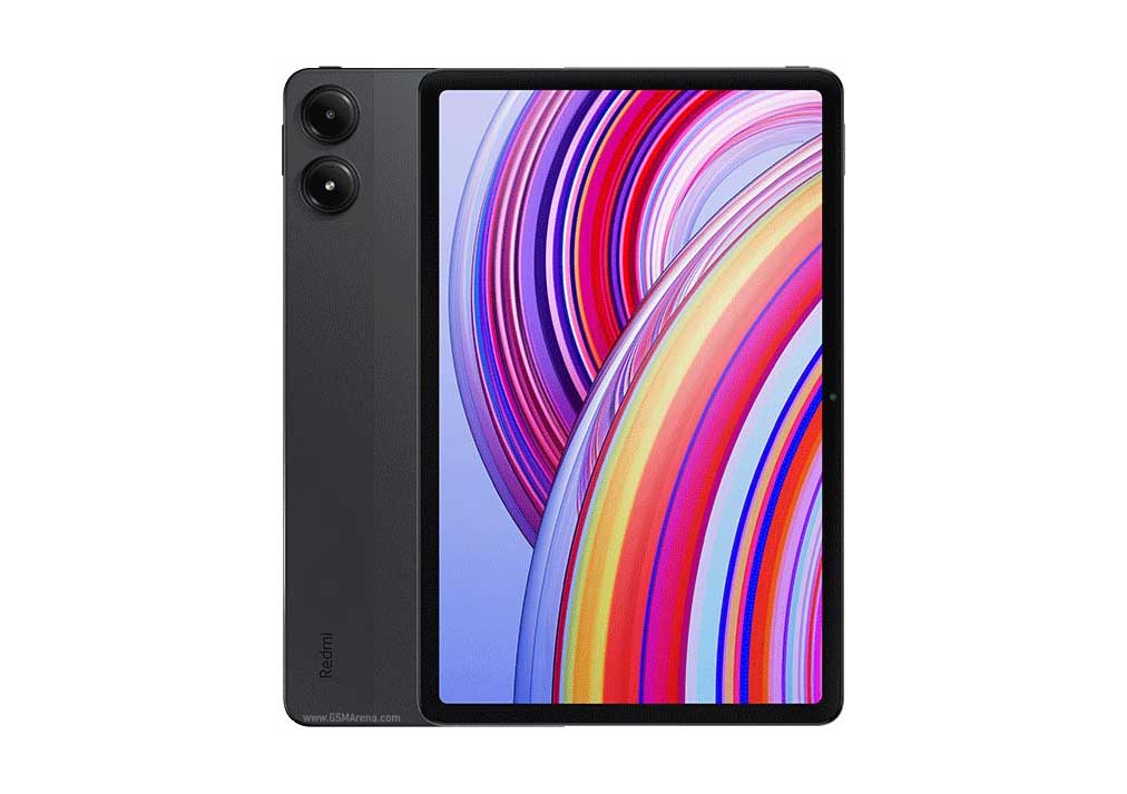 Tampilan depan Xiaomi Redmi Pad Pro 5G dengan layar IPS LCD dan kamera 8 MP serta CPU Qualcomm SM7435-AB Snapdragon 7s Gen 2 (4 nm) harga spesifikasi fitur prosesor kamera cpu benchmark memori ram kelebihan kekurangan