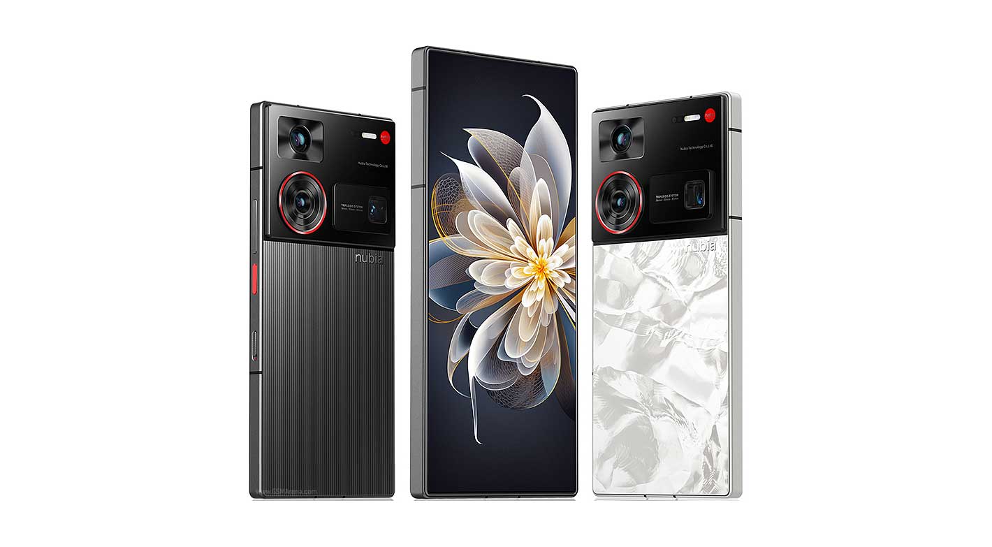 Tampilan depan ZTE nubia Z60 Ultra Leading dengan layar AMOLED dan kamera 50 MP