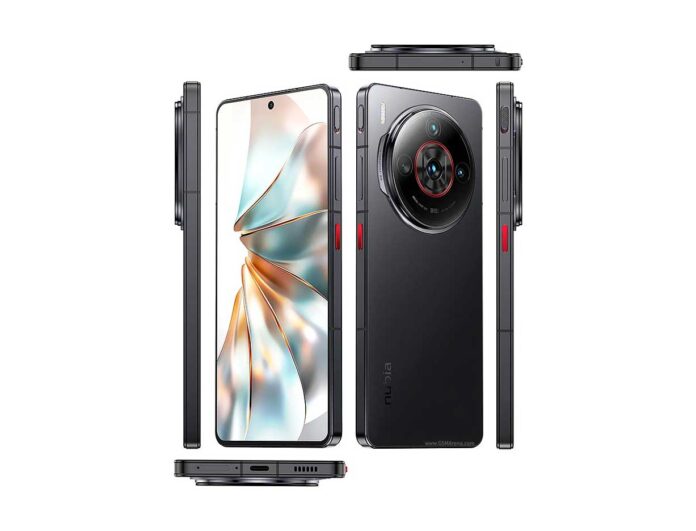 Tampilan depan ZTE nubia Z60S Pro dengan layar AMOLED dan kamera 50 MP