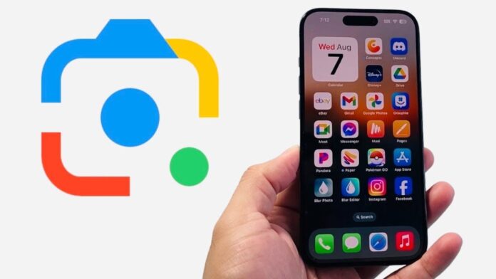 Teks Google Lens di iOS