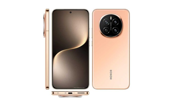 Tampilan depan Honor Magic7 dengan layar LTPO OLED dan kamera 50 MP