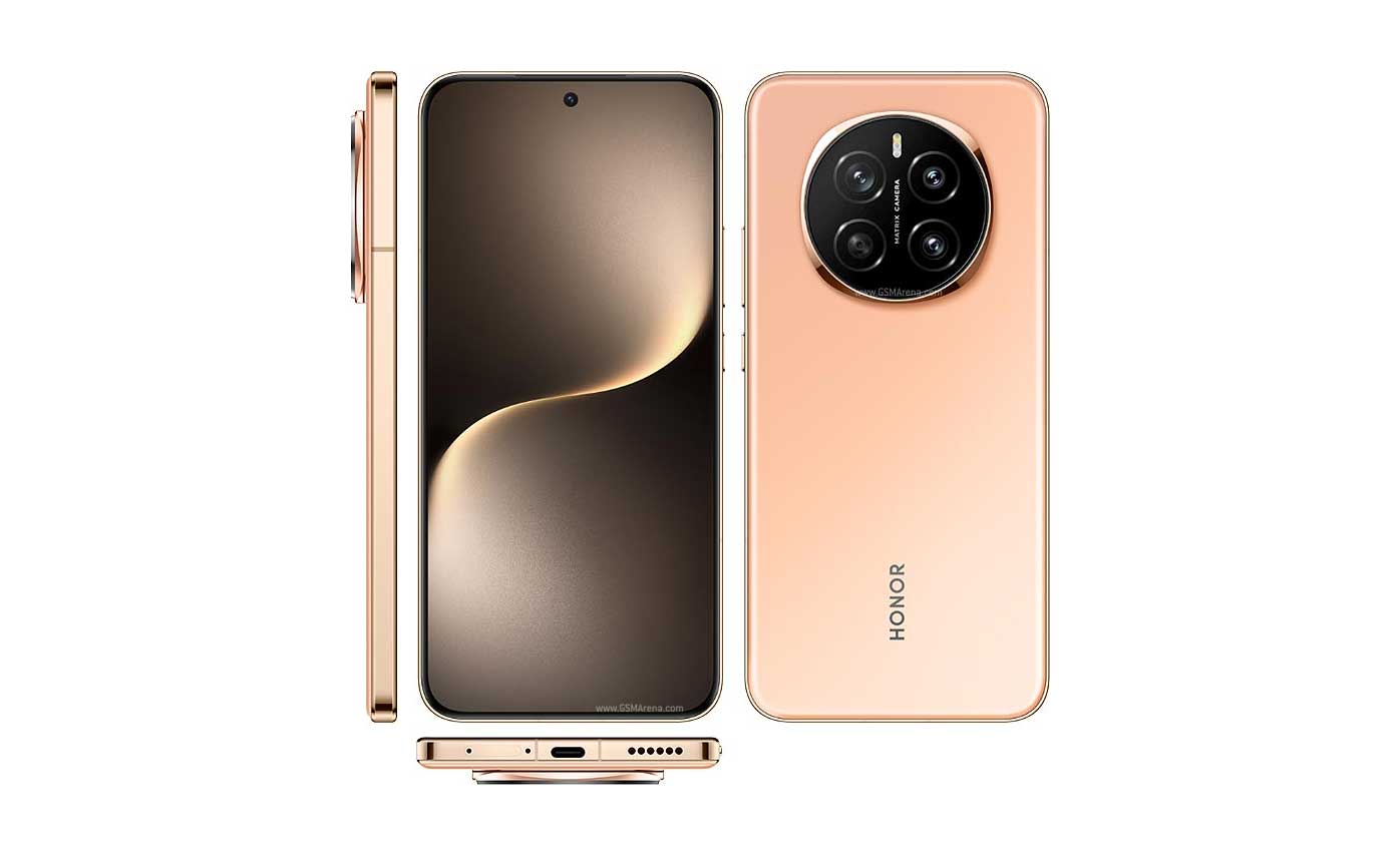 Tampilan depan Honor Magic7 dengan layar LTPO OLED dan kamera 50 MP