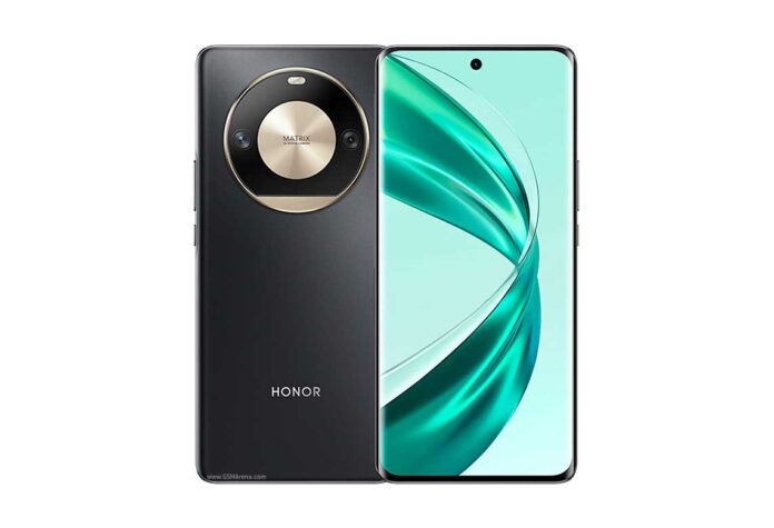 Tampilan depan Honor X50 Pro dengan layar AMOLED dan kamera 108 MP