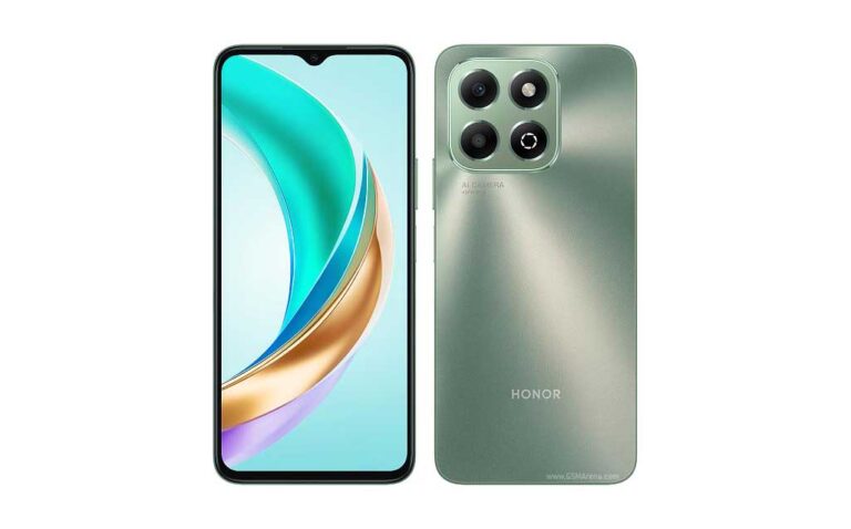 Tampilan depan Honor X6b dengan layar TFT LCD dan kamera 50 MP