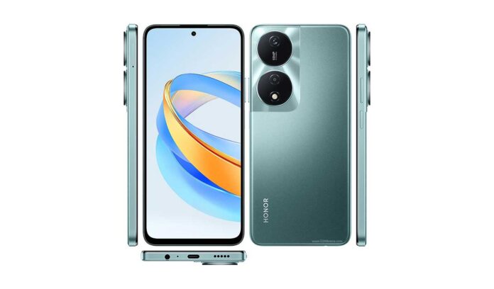 Tampilan depan Honor X7b 5G (50 MP) dengan layar IPS LCD dan kamera 50 MP