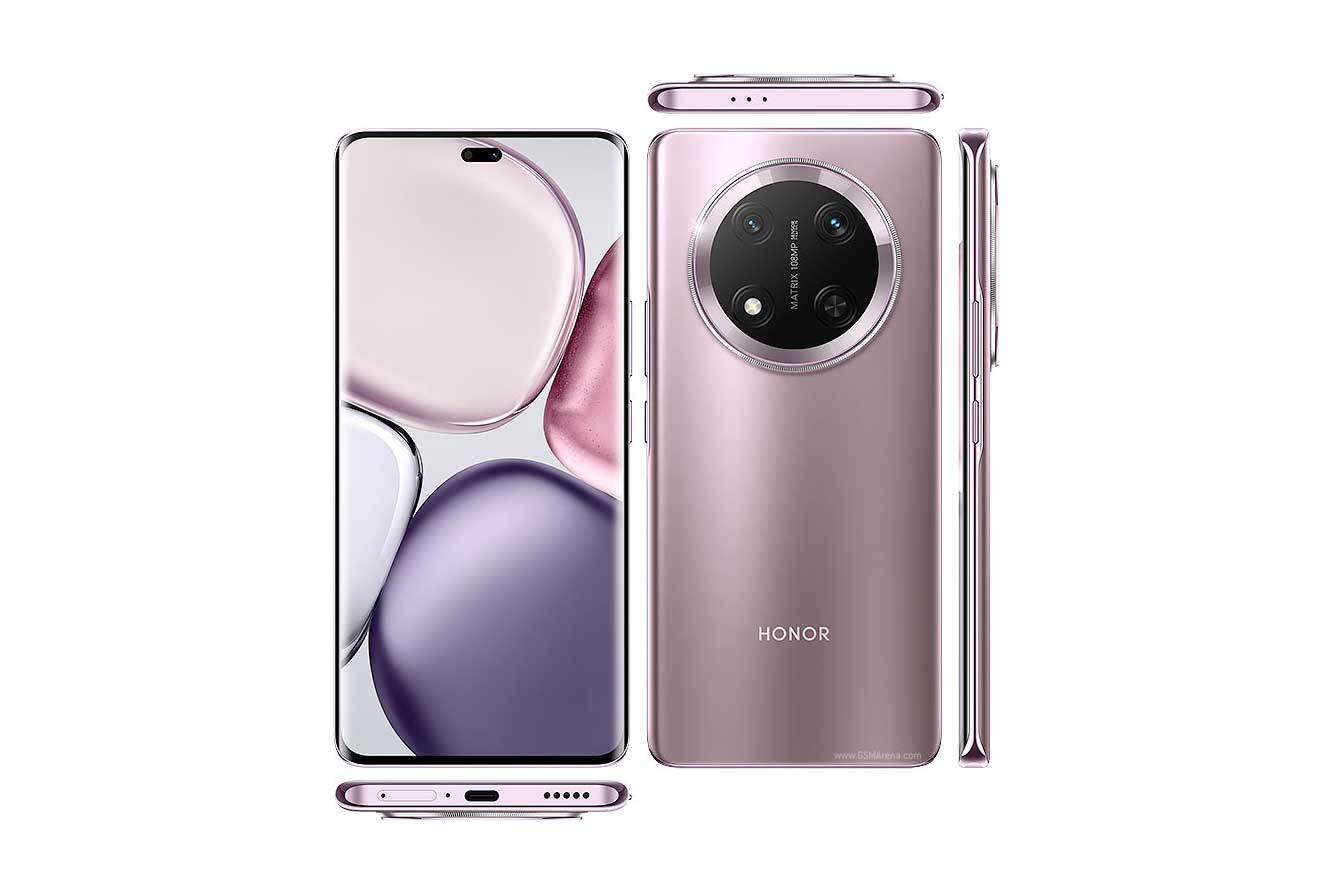 Tampilan depan Honor X9c dengan layar AMOLED dan kamera 108 MP