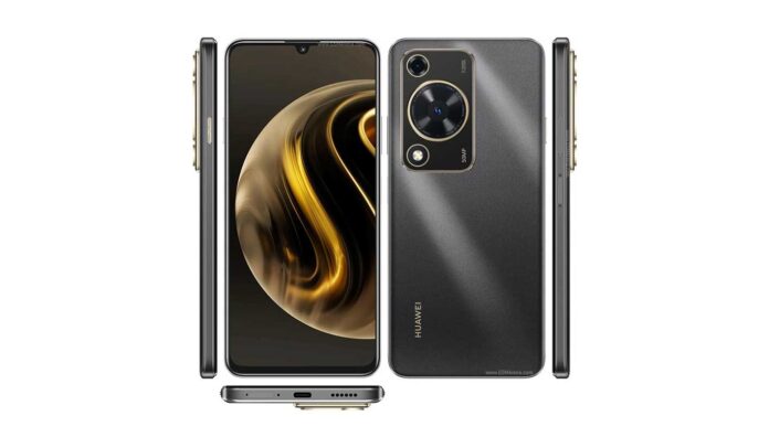 Tampilan depan Huawei Enjoy 70 dengan layar TFT LCD dan kamera 50 MP