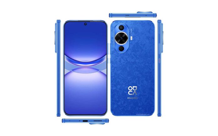 Tampilan depan Huawei nova 12 Lite dengan layar OLED dan kamera 50 MP