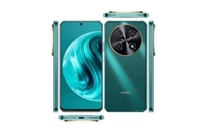 Tampilan depan Huawei nova 12i dengan layar IPS LCD dan kamera 108 MP