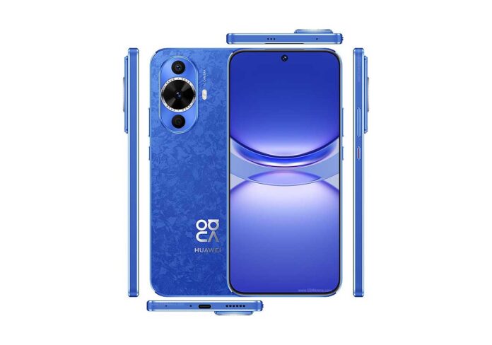 Tampilan depan Huawei nova 12s dengan layar OLED dan kamera 50 MP