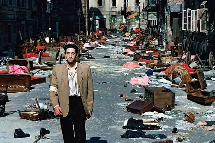 Adrien Brody in The Pianist.