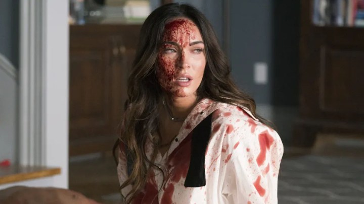 Megan Fox is bloodied in Till Death.