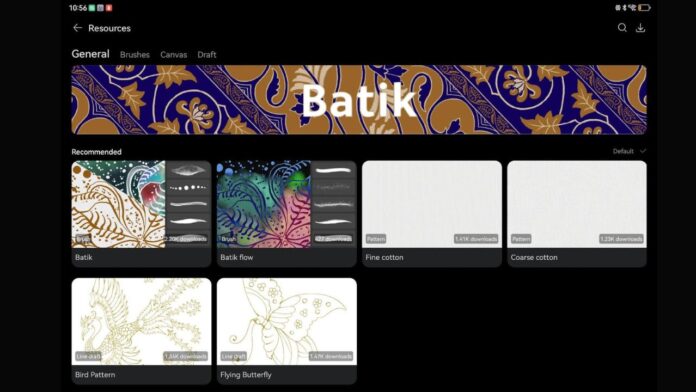 Fitur Batik Huawei GoPaint