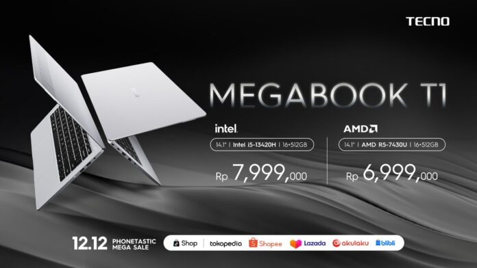 Tecno Megabook T1 Ryzen 5 7430U