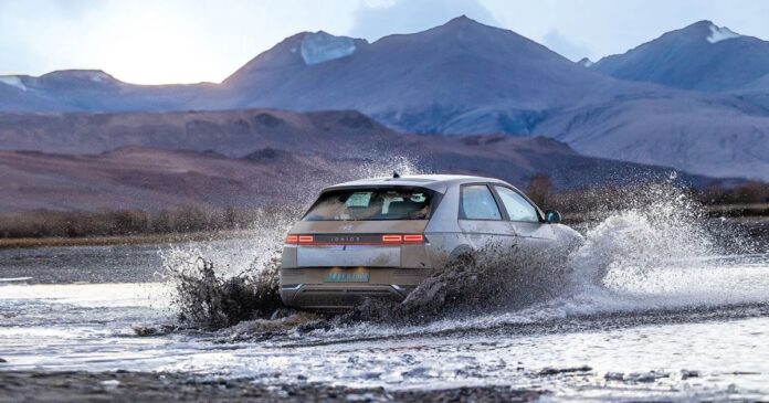 Hyundai Ioniq 5 sets world record for greatest altitude change